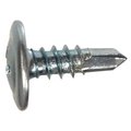 Hillman Self-Drilling Screw, #8 x 1-1/4 in, Zinc Plated Truss Head 196178